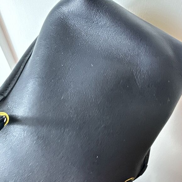 Vintage Coach Everett Crossbody Bag 9934 Navy USA 2000 Hang Tag Included - Picture 7 of 16